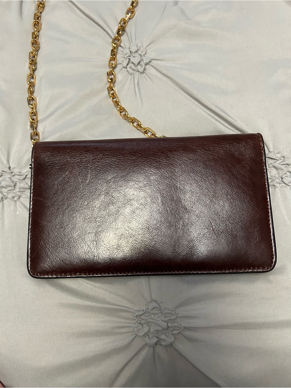 Marc Jacobs Burgundy Leather Chain Crossbody with Gold Hardware - Picture 8 of 11